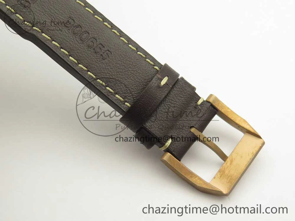 Spitfire Automatic Bronze IW326802 XF 1:1 Best Edition Green Dial on Brown Leather Strap A FastDry 4874
