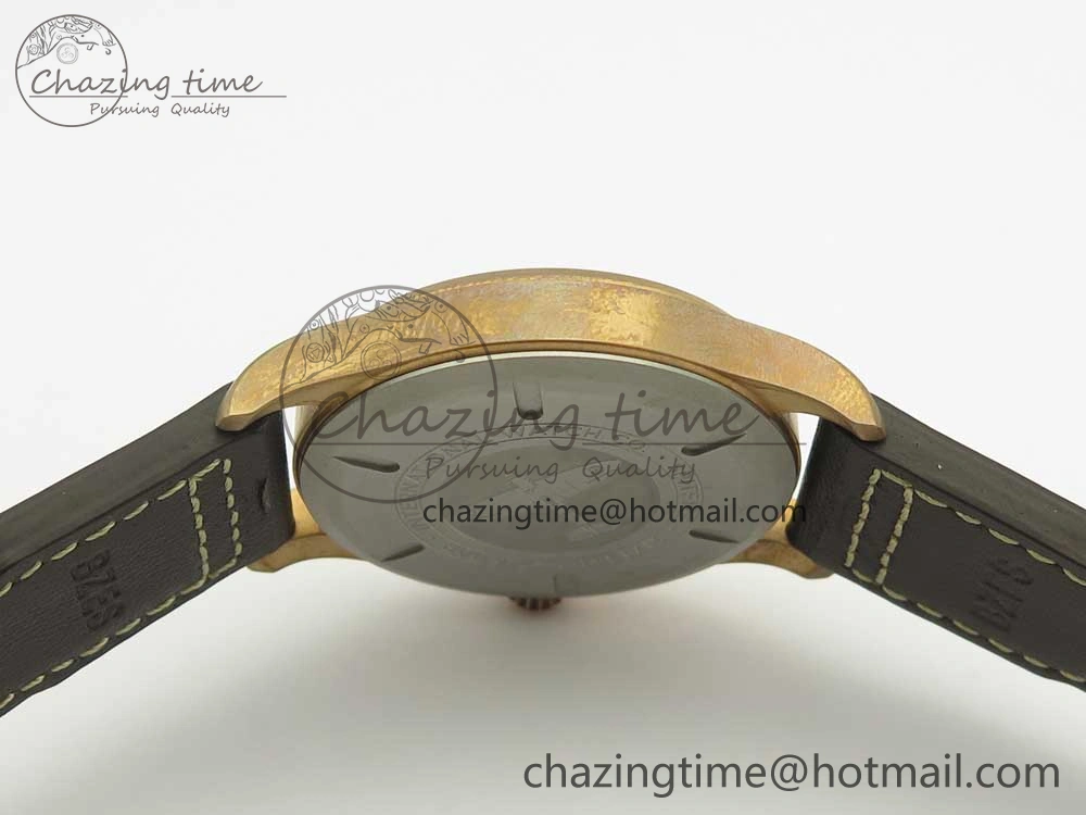 Spitfire Automatic Bronze IW326802 XF 1:1 Best Edition Green Dial on Brown Leather Strap A FastDry 4874