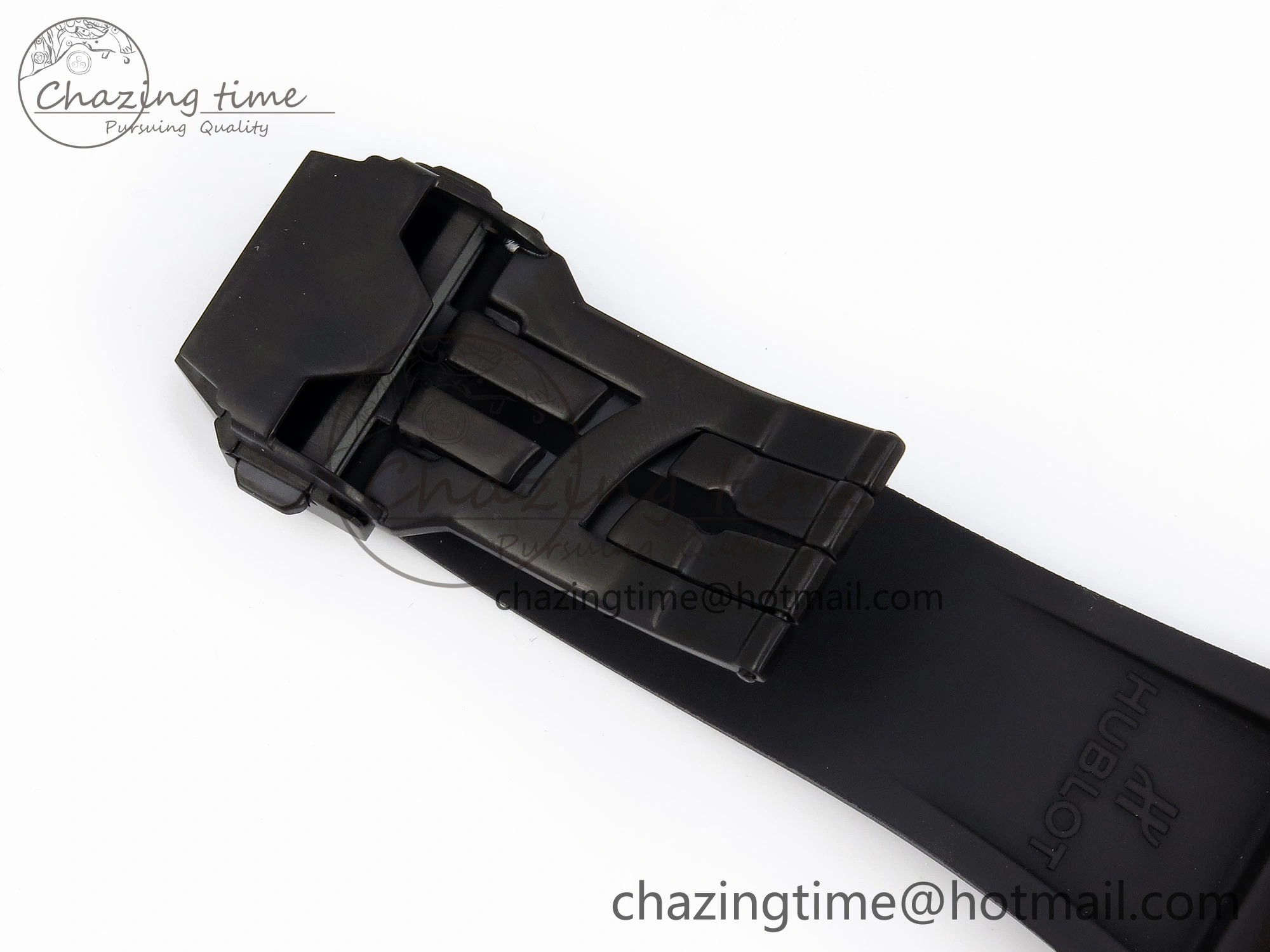 Flexible Square Bang Unico 42mm RG BBF 1:1 Best Edition Skeleton Dial Ceramic Bezel on Black Rubber Strap A 6741