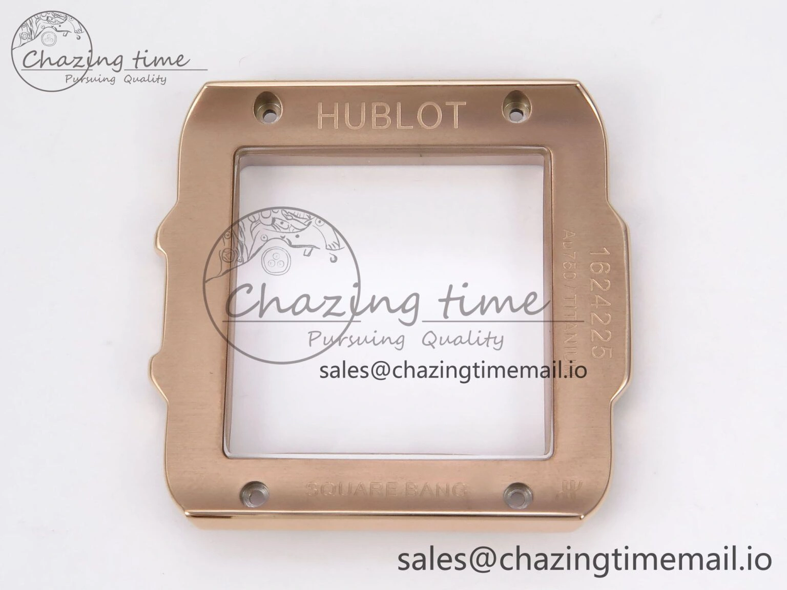 Square Bang Unico 42mm RG BBF 1:1 Best Edition Skeleton Dial on Blue Rubber Strap A DailyWear 6718
