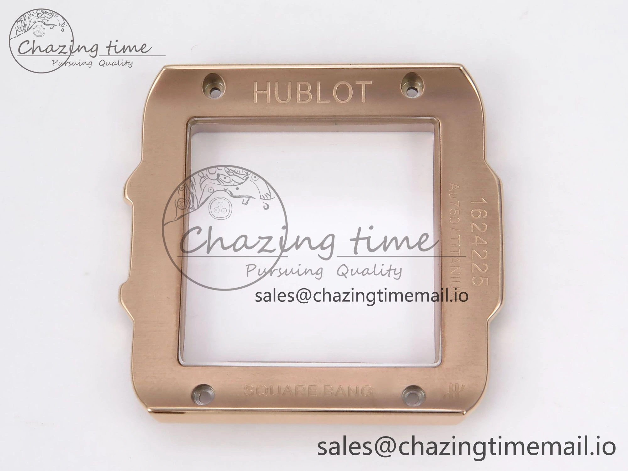 Square Bang Unico 42mm RG BBF 1:1 Best Edition Skeleton Dial on Blue Rubber Strap A DailyWear 6718