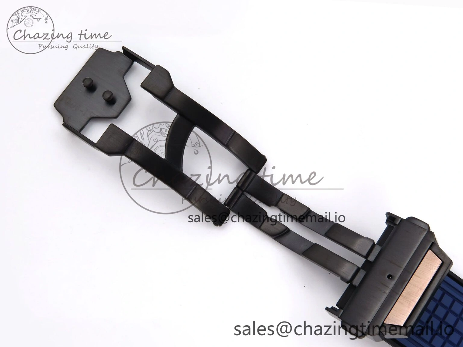 Square Bang Unico 42mm RG Ceramic BBF 1:1 Best Edition Skeleton Dial on Blue Rubber Strap A TimelessDesign 6722