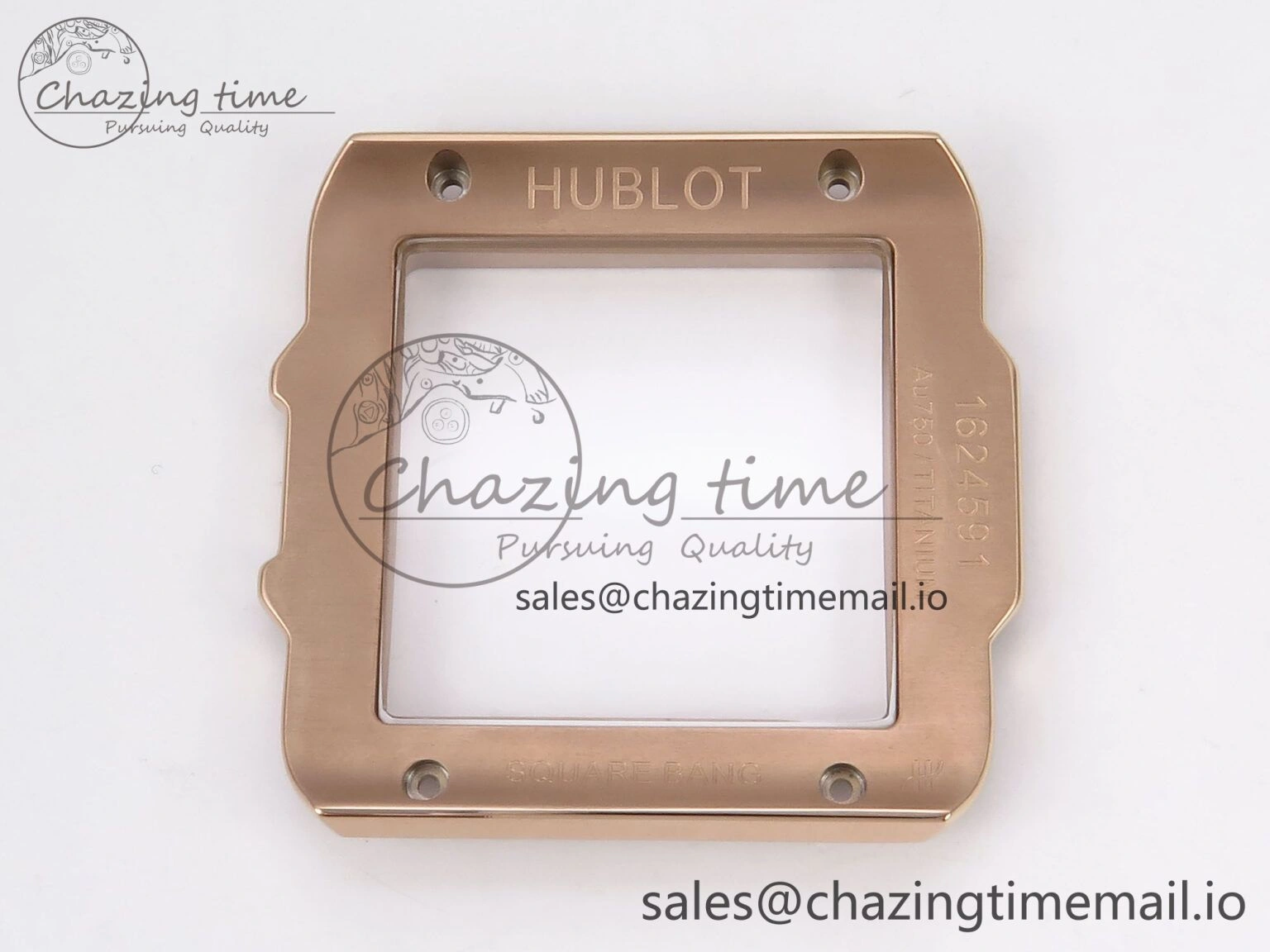Square Bang Unico 42mm RG Ceramic BBF 1:1 Best Edition Skeleton Dial on Blue Rubber Strap A TimelessDesign 6722
