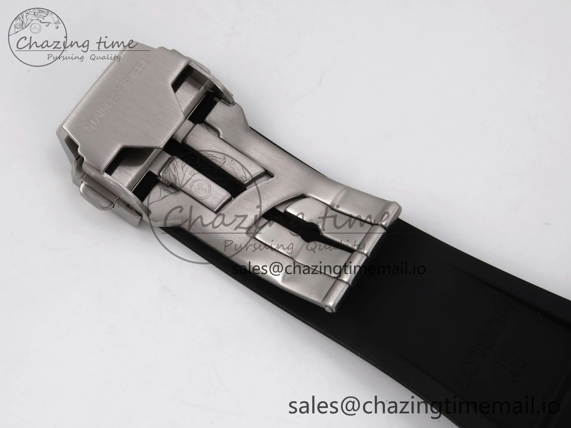 Square Bang Unico 42mm Ti Ceramic BBF 1:1 Best Edition Skeleton Dial on Blue Rubber Strap A Original 6716