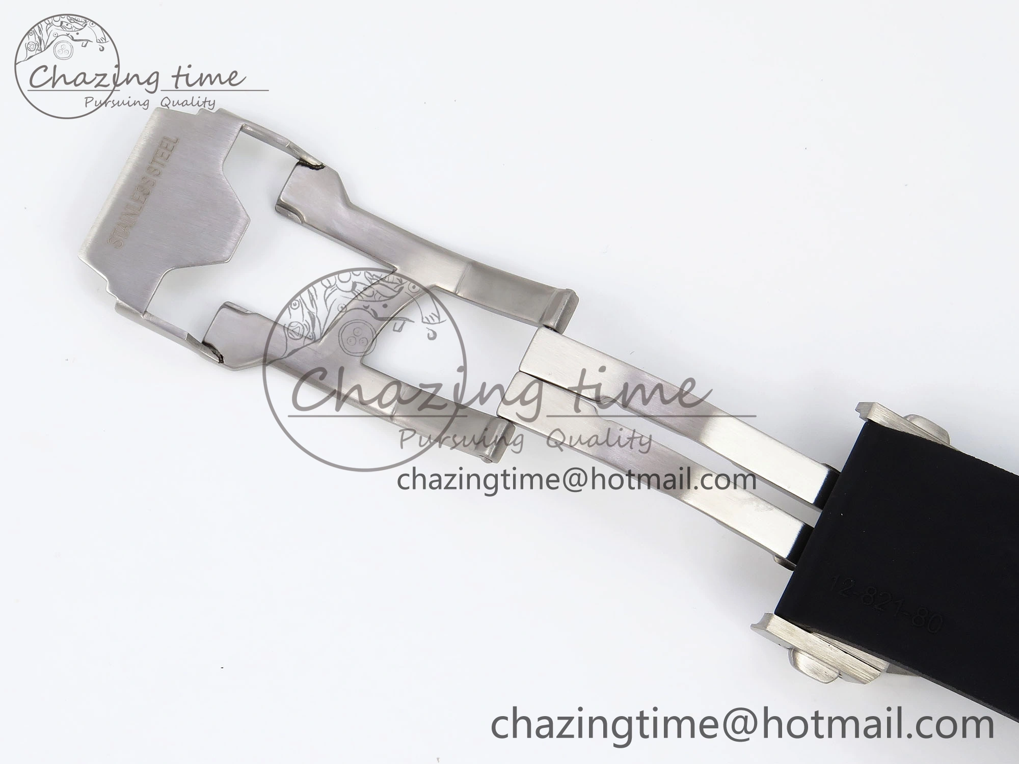 Original Square Bang Unico 42mm Titanium BBF 1:1 Best Edition Skeleton Dial Ceramic Bezel on Black Rubber Strap A 6739