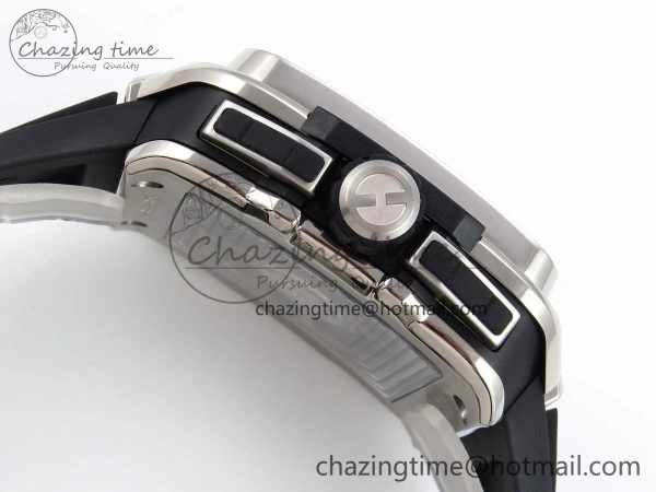 Square Bang Unico 42mm Titanium BBF 1:1 Best Edition Skeleton Dial on Black Rubber Strap A Lightweight 6740