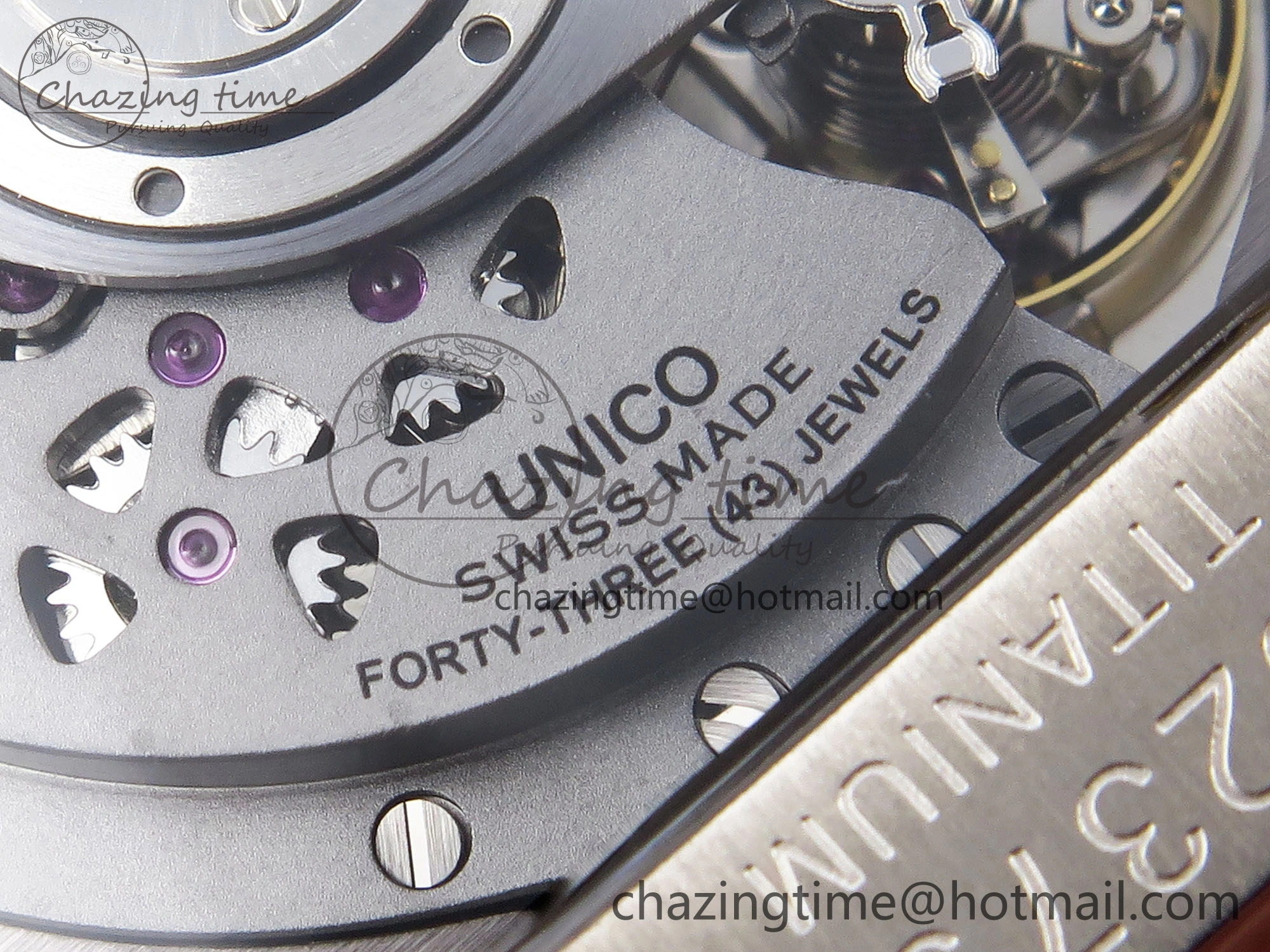 Square Bang Unico 42mm Titanium BBF 1:1 Best Edition Skeleton Dial on Black Rubber Strap A Lightweight 6740