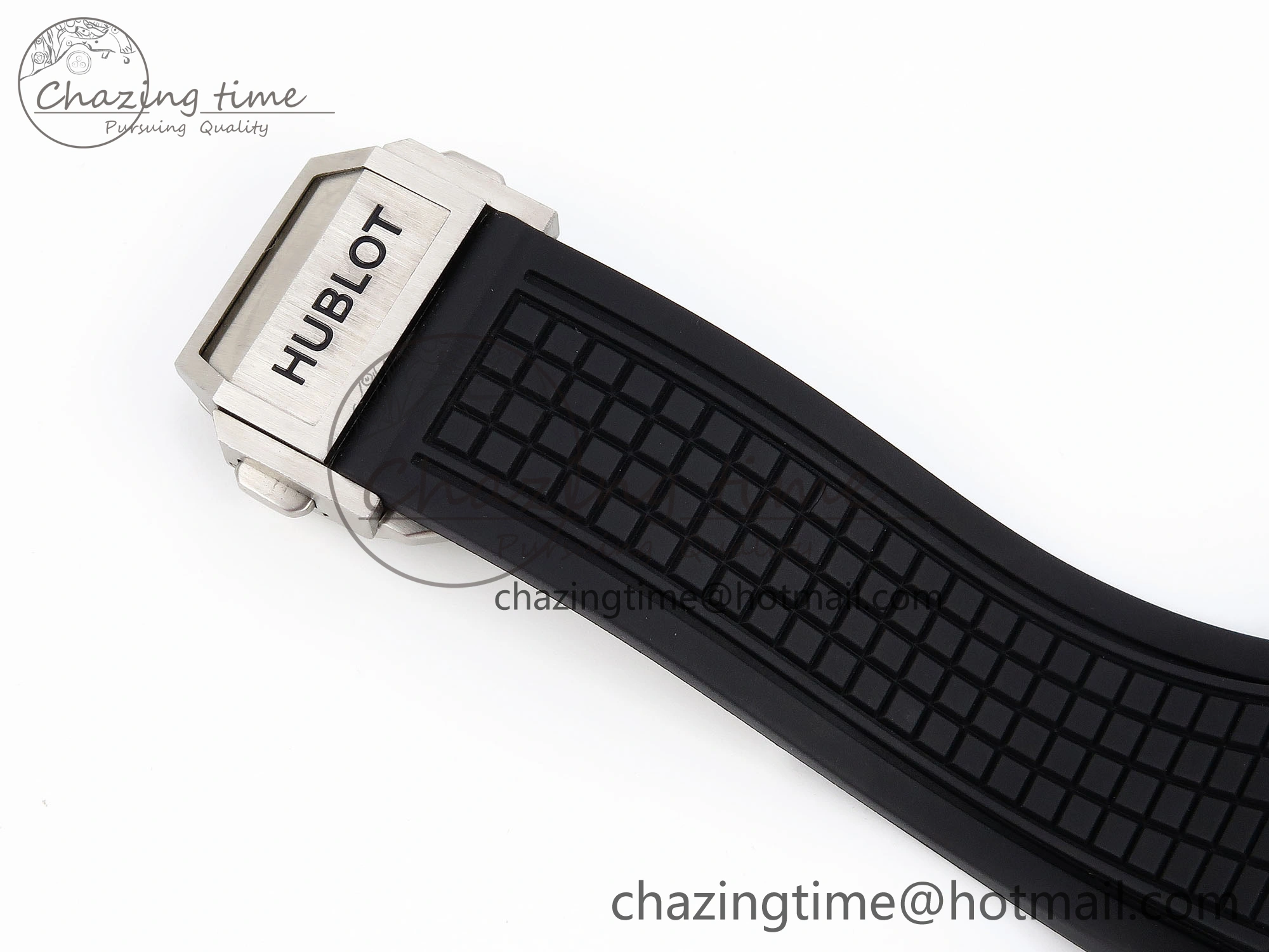Square Bang Unico 42mm Titanium BBF 1:1 Best Edition Skeleton Dial on Black Rubber Strap A Lightweight 6740