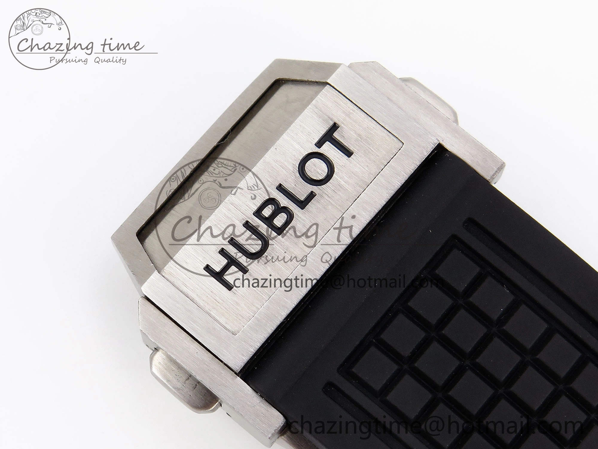 Square Bang Unico 42mm Titanium BBF 1:1 Best Edition Skeleton Dial on Black Rubber Strap A Lightweight 6740