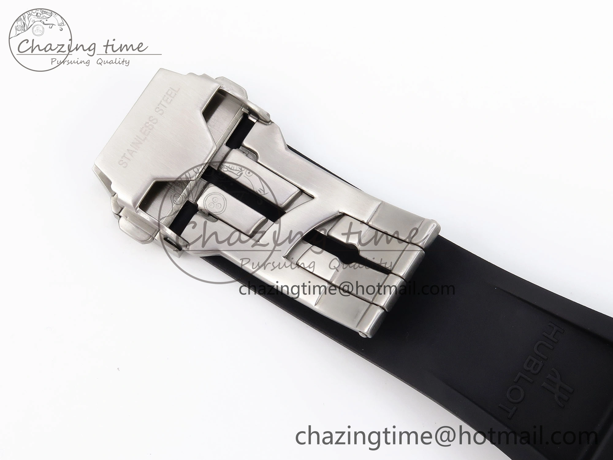 Square Bang Unico 42mm Titanium BBF 1:1 Best Edition Skeleton Dial on Black Rubber Strap A Lightweight 6740