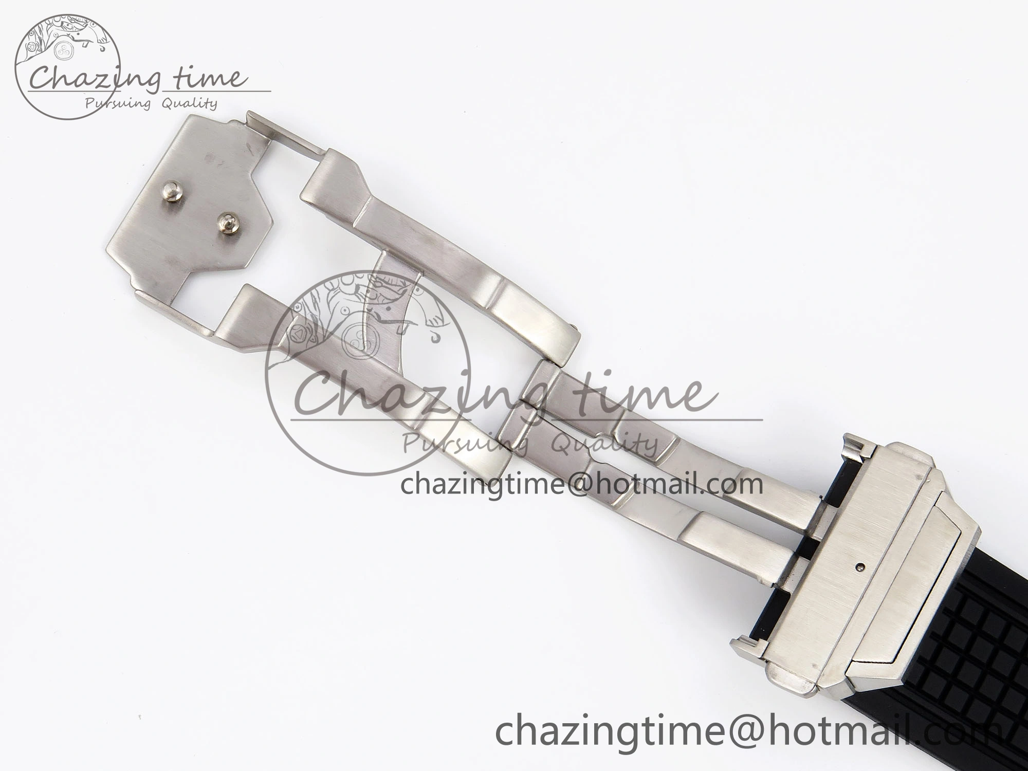 Square Bang Unico 42mm Titanium BBF 1:1 Best Edition Skeleton Dial on Black Rubber Strap A Lightweight 6740