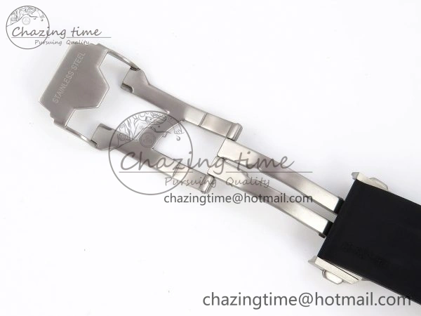 Square Bang Unico 42mm Titanium BBF 1:1 Best Edition Skeleton Dial on Black Rubber Strap A Lightweight 6740