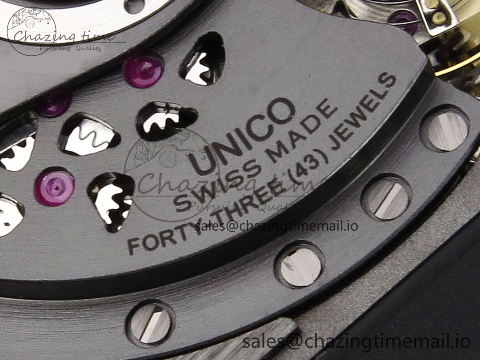 Efficient Square Bang Unico Black Ceramic BBF 1:1 Best Edition on Rubber Strap A 6721