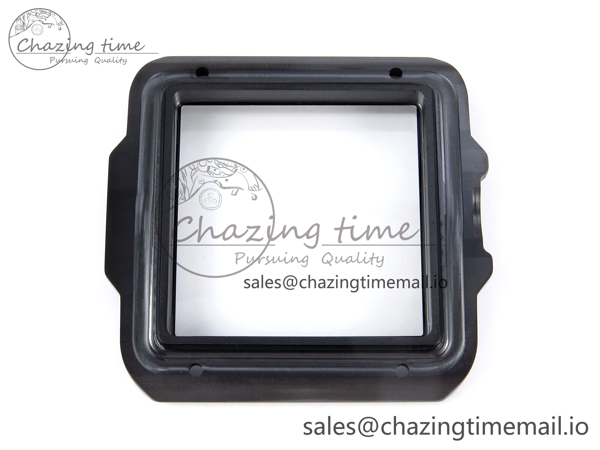 Efficient Square Bang Unico Black Ceramic BBF 1:1 Best Edition on Rubber Strap A 6721