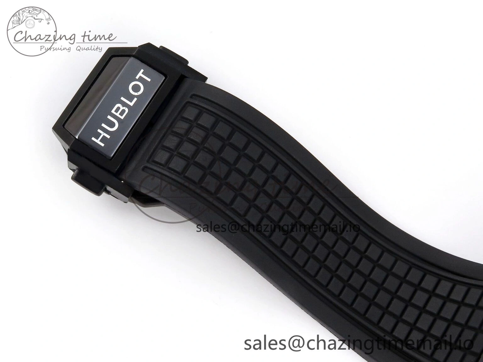 Efficient Square Bang Unico Black Ceramic BBF 1:1 Best Edition on Rubber Strap A 6721