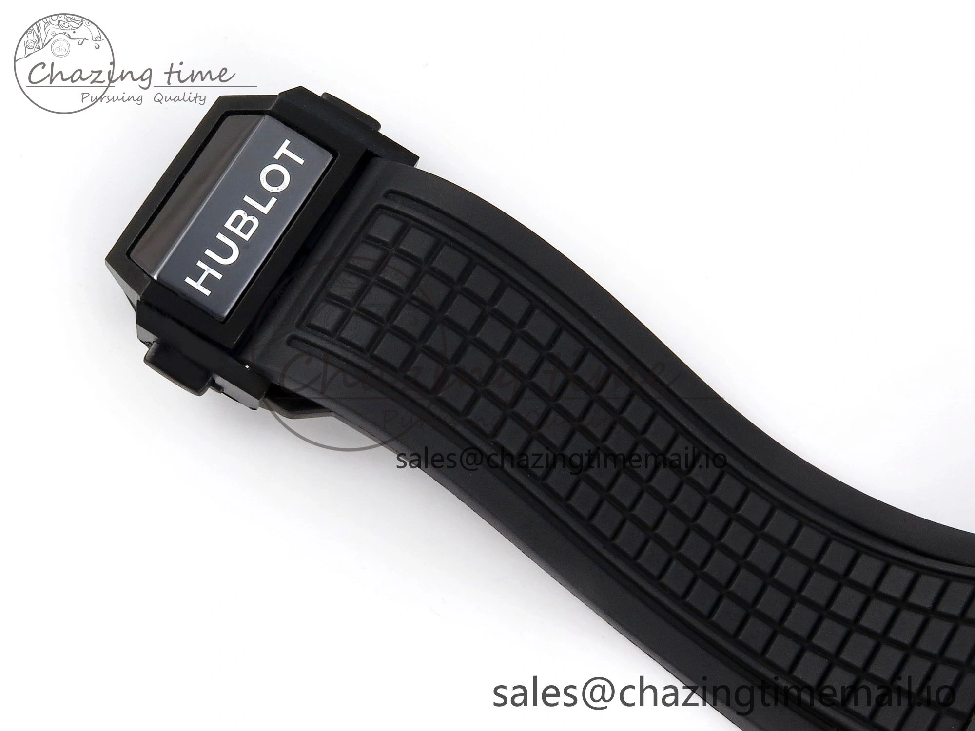 Efficient Square Bang Unico Black Ceramic BBF 1:1 Best Edition on Rubber Strap A 6721