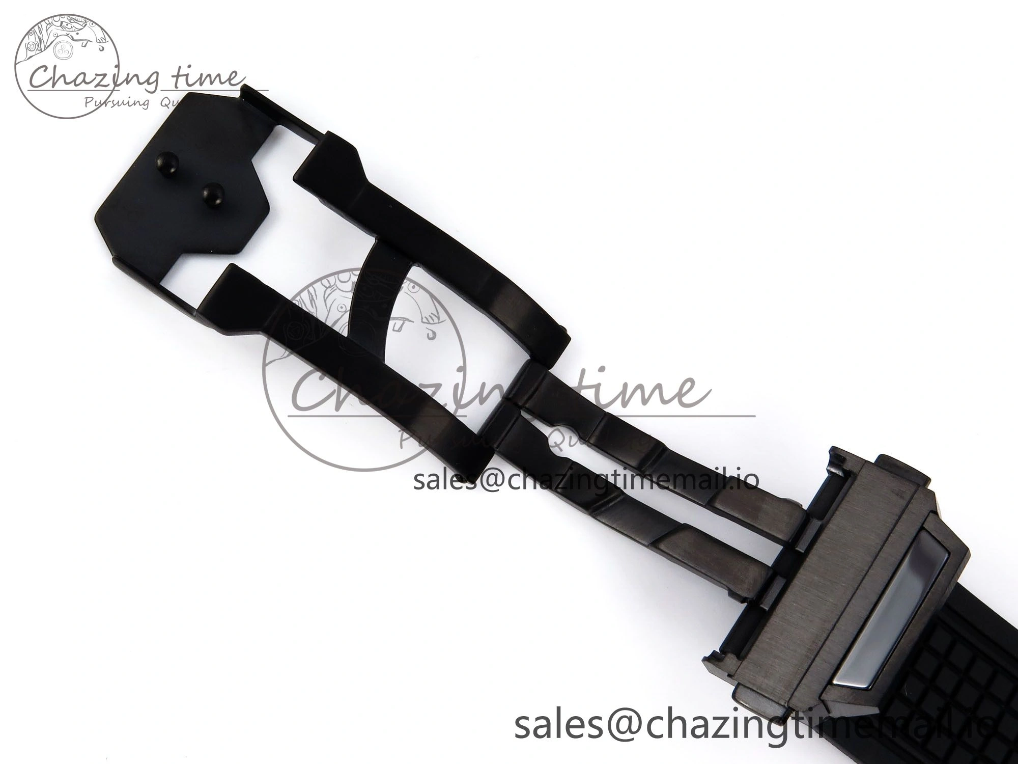Efficient Square Bang Unico Black Ceramic BBF 1:1 Best Edition on Rubber Strap A 6721