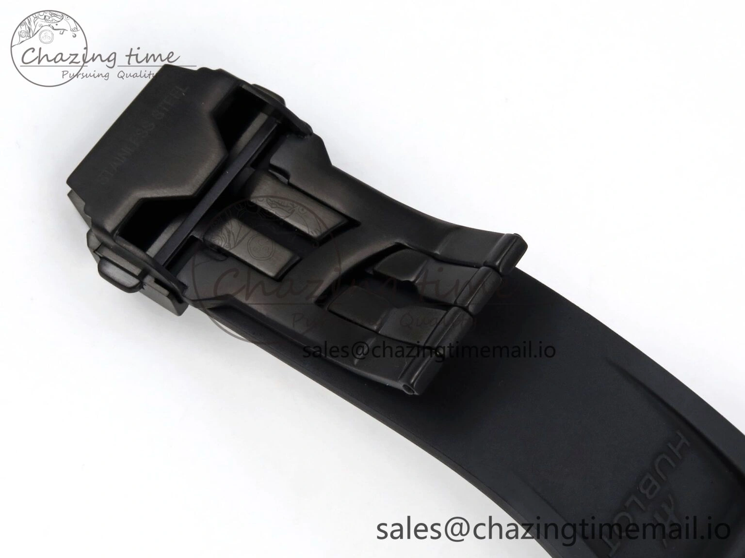 Packable Square Bang Unico White Ceramic BBF 1:1 Best Edition on Rubber Strap A 6720