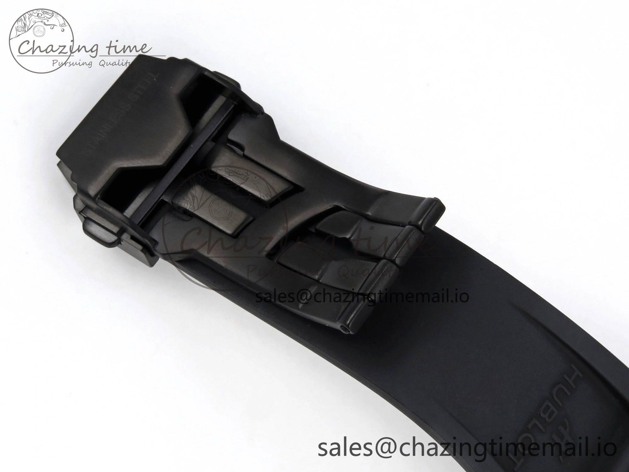 Packable Square Bang Unico White Ceramic BBF 1:1 Best Edition on Rubber Strap A 6720
