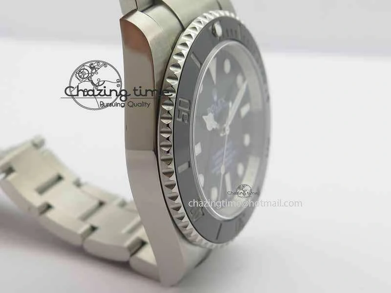 Submariner 114060 Black Ceramic No Date JF 1:1 Best Edition On SS Bracelet SH3130 V DailyWear 3641