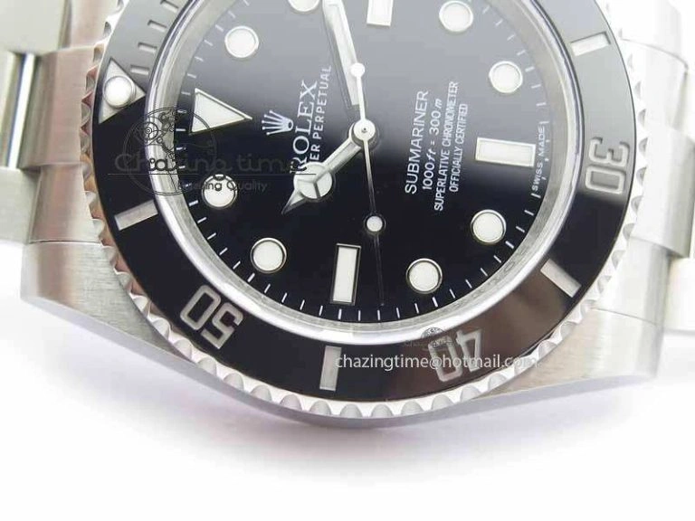 Submariner 114060 Black Ceramic No Date JF 1:1 Best Edition On SS Bracelet SH3130 V DailyWear 3641