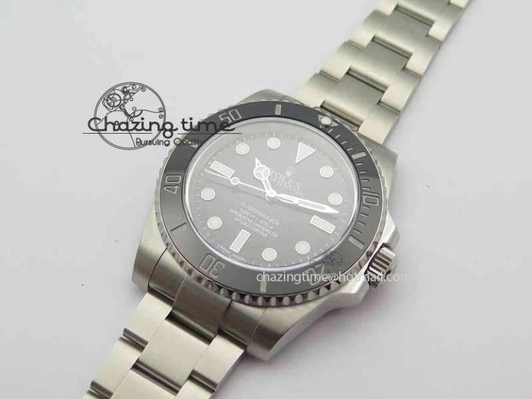 Submariner 114060 Black Ceramic No Date JF 1:1 Best Edition On SS Bracelet SH3130 V DailyWear 3641