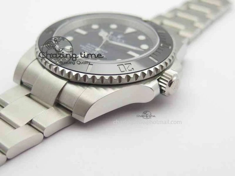 Submariner 114060 Black Ceramic No Date JF 1:1 Best Edition On SS Bracelet SH3130 V DailyWear 3641
