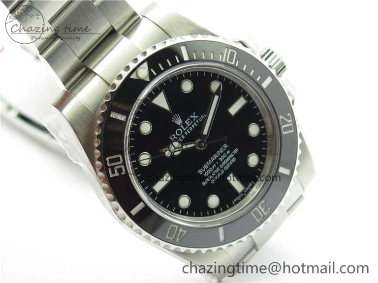 Submariner 114060 No Date Black Ceramic 904L Steel ARF 1:1 Best Edition on SS Bracelet A Fashionable 2954