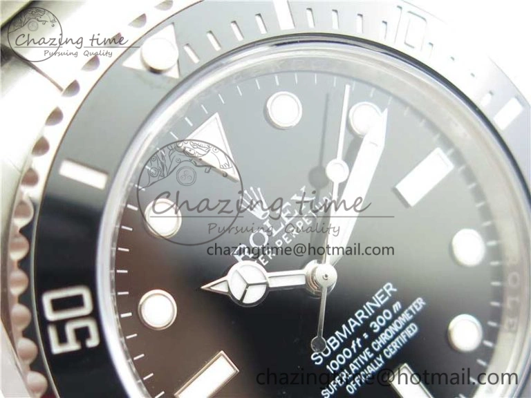 Submariner 114060 No Date Black Ceramic 904L Steel ARF 1:1 Best Edition on SS Bracelet A Fashionable 2954