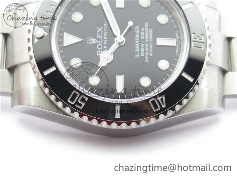 Submariner 114060 No Date Black Ceramic 904L Steel ARF 1:1 Best Edition on SS Bracelet A Fashionable 2954