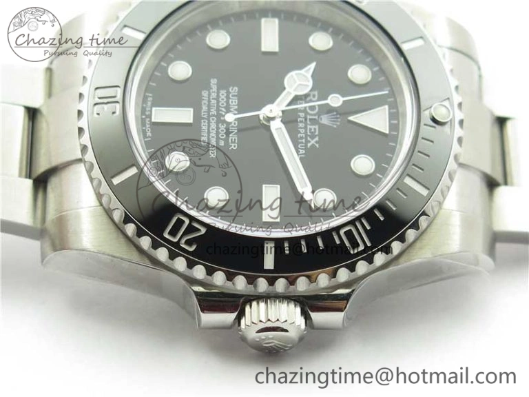 Submariner 114060 No Date Black Ceramic 904L Steel ARF 1:1 Best Edition on SS Bracelet A Fashionable 2954