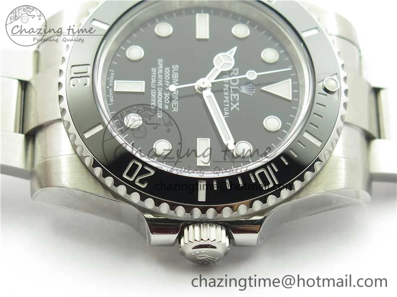 Submariner 114060 No Date Black Ceramic 904L Steel ARF 1:1 Best Edition on SS Bracelet A Fashionable 2954