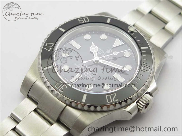 Submariner 114060 No Date Black Ceramic 904L Steel ARF 1:1 Best Edition on SS Bracelet A Fashionable 2954