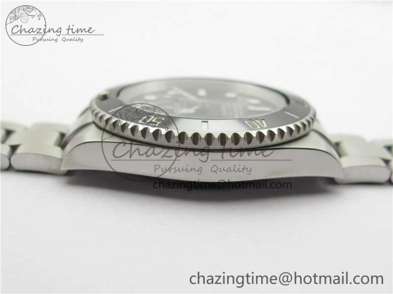 ModernLook Submariner 114060 No Date Black Ceramic 904L Steel ARF1:1 Best Edition on SS Bracelet SA 2875