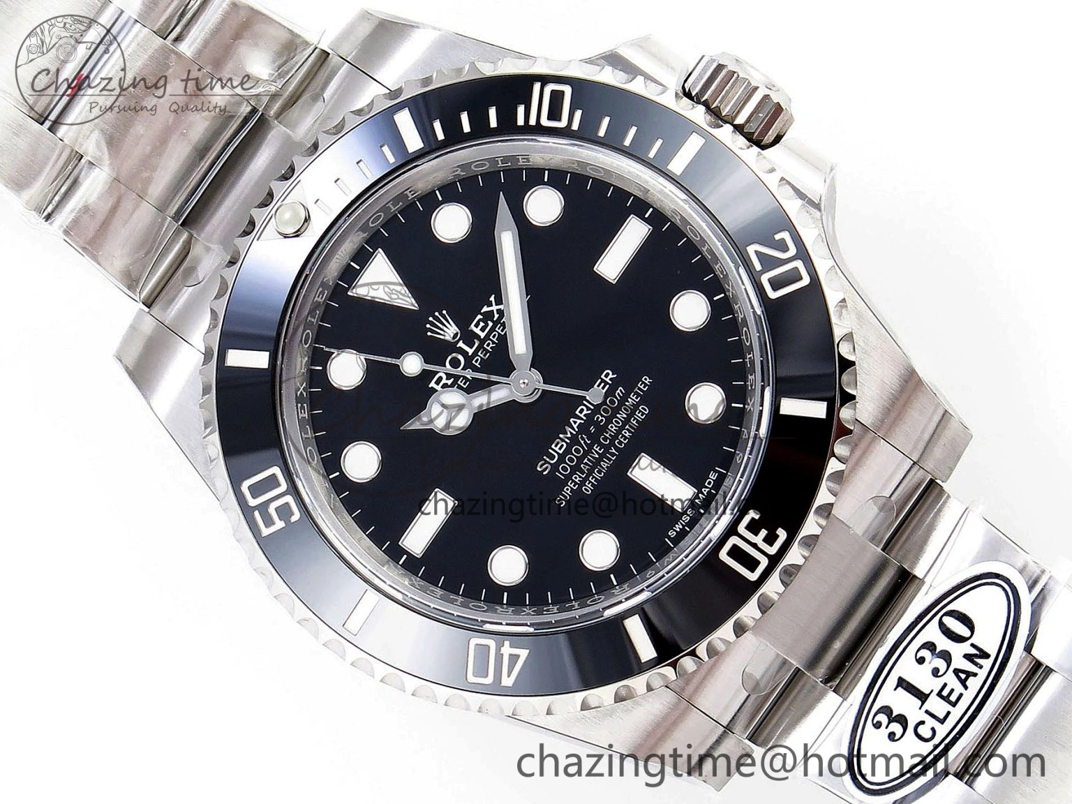 Submariner 114060 No Date Black Ceramic 904L Steel Clean Factory 1:1 Best Edition on SS Bracelet VS Unique 1872