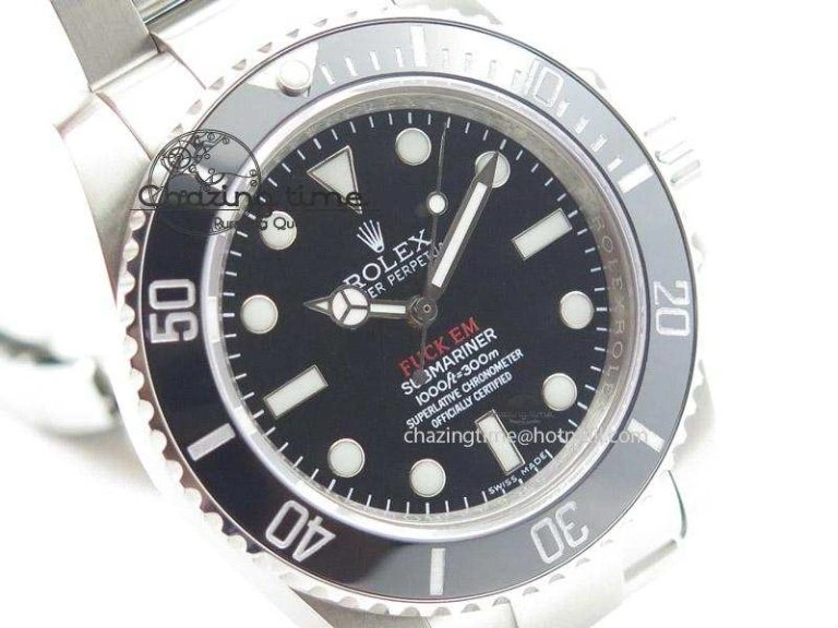 Submariner 114060 No Date Black Ceramic FXXK EM Special Edition BP A Original 4026