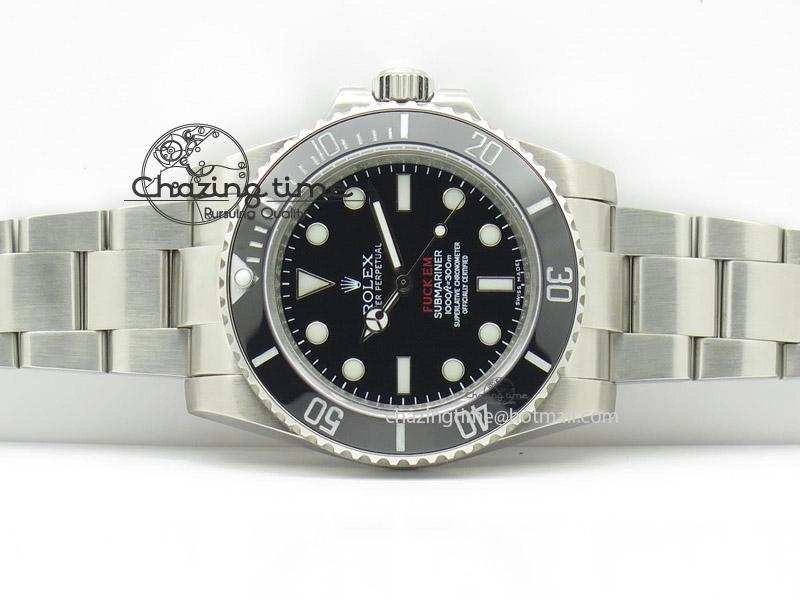 Submariner 114060 No Date Black Ceramic FXXK EM Special Edition BP A Original 4026