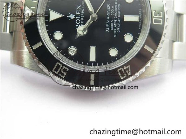 WeatherProof Submariner 114060 No Date Black Ceramic Noob 1:1 Best Edition 904L SS Case and Bracelet SA3130 V 3071