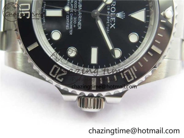 WeatherProof Submariner 114060 No Date Black Ceramic Noob 1:1 Best Edition 904L SS Case and Bracelet SA3130 V 3071