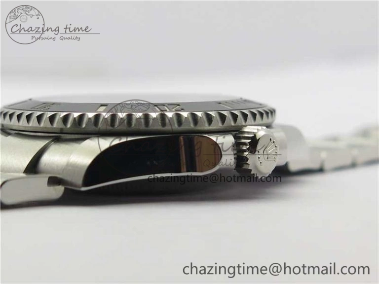 Submariner 114060 No Date Black Ceramic ZZF 904L 1:1 Best Edition on SS Bracelet A Durable 2989