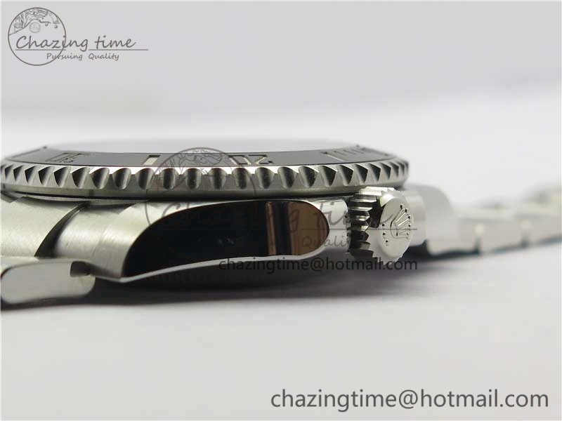 Submariner 114060 No Date Black Ceramic ZZF 904L 1:1 Best Edition on SS Bracelet A Durable 2989