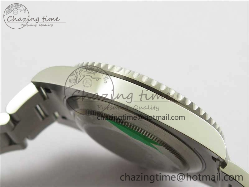 Submariner 114060 No Date Black Ceramic ZZF 904L 1:1 Best Edition on SS Bracelet VR3130 V Effortless 2868
