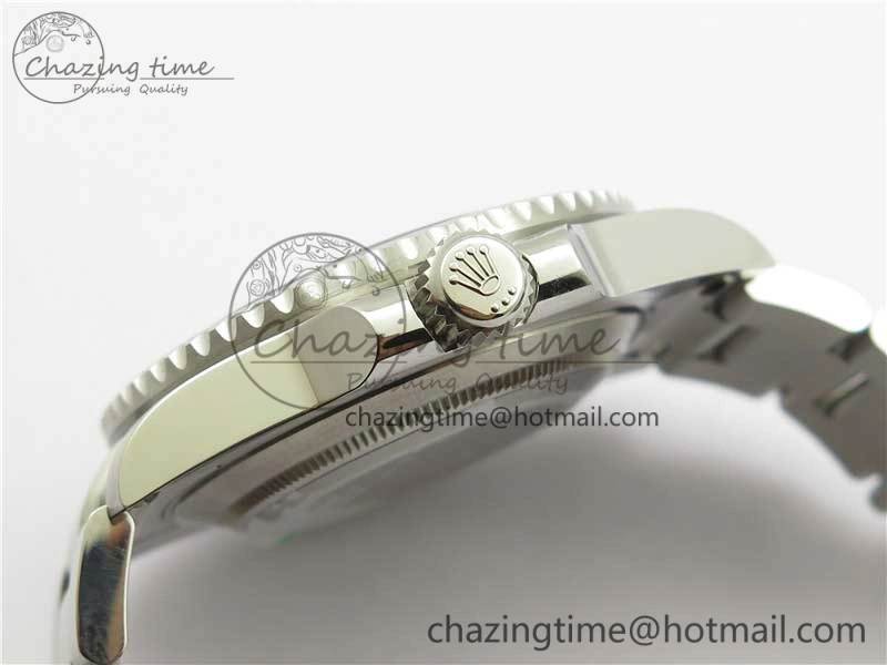Submariner 114060 No Date Black Ceramic ZZF 904L 1:1 Best Edition on SS Bracelet VR3130 V Effortless 2868