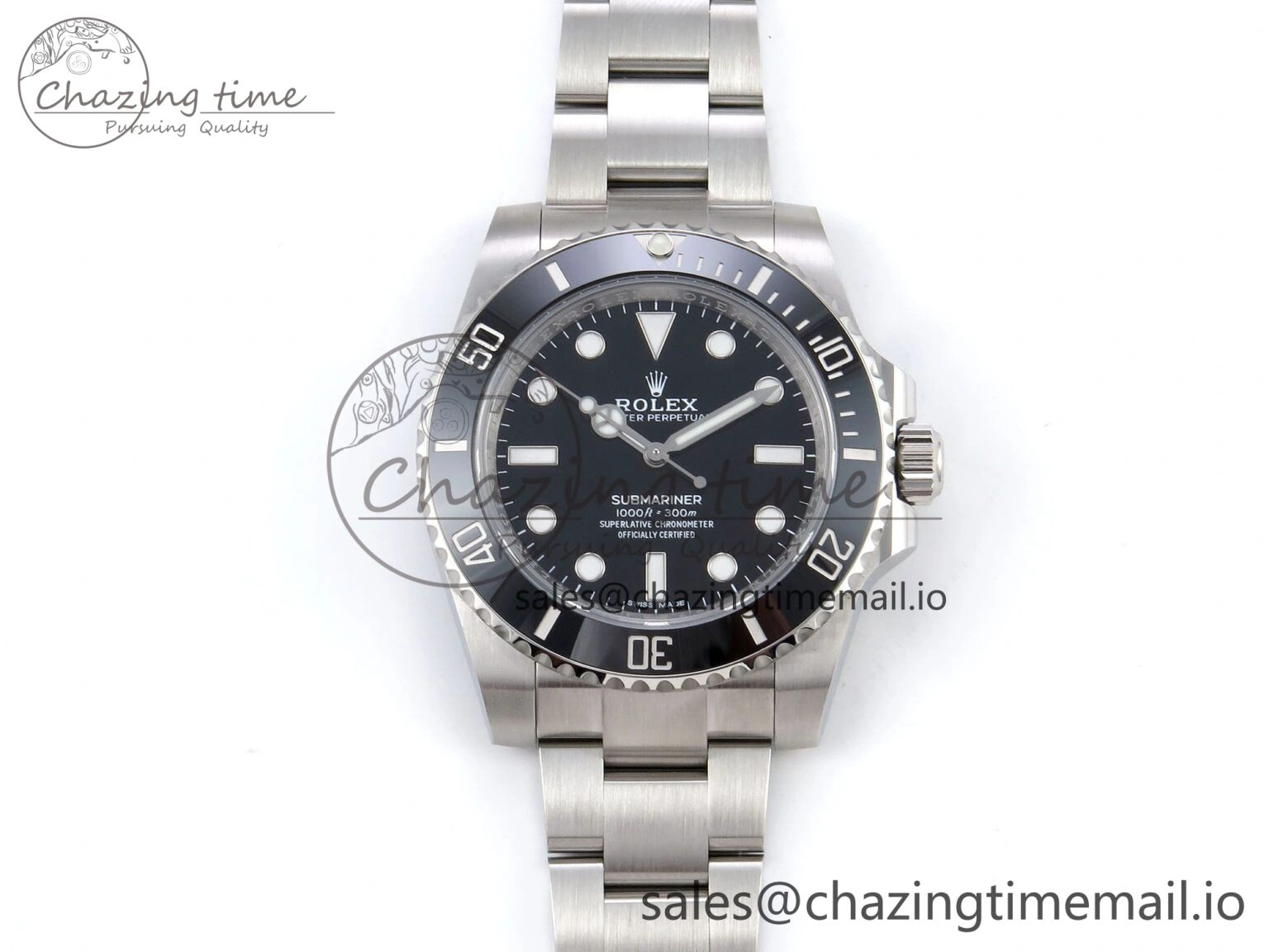 Submariner 114060 No Date HGF 1:1 Best Edition Black Dial on SS Bracelet SH3130 V RelaxedFit 1268