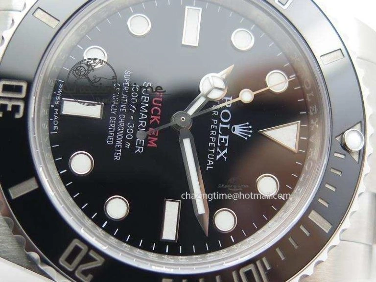 SportInspired Submariner 114060 No Date Superme X Special Edition Black Ceramic V6s Noob Best Edition A 3973