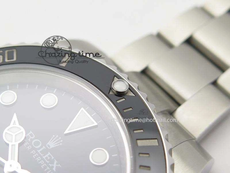 SportInspired Submariner 114060 No Date Superme X Special Edition Black Ceramic V6s Noob Best Edition A 3973