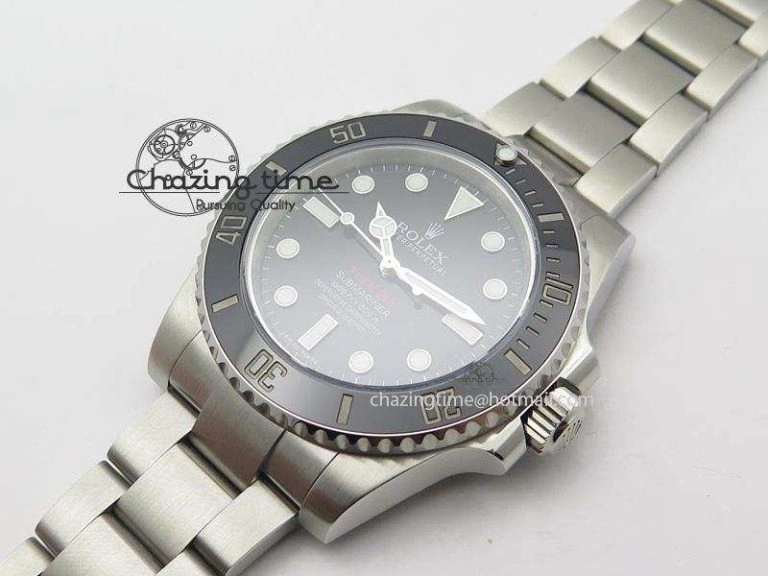 SportInspired Submariner 114060 No Date Superme X Special Edition Black Ceramic V6s Noob Best Edition A 3973