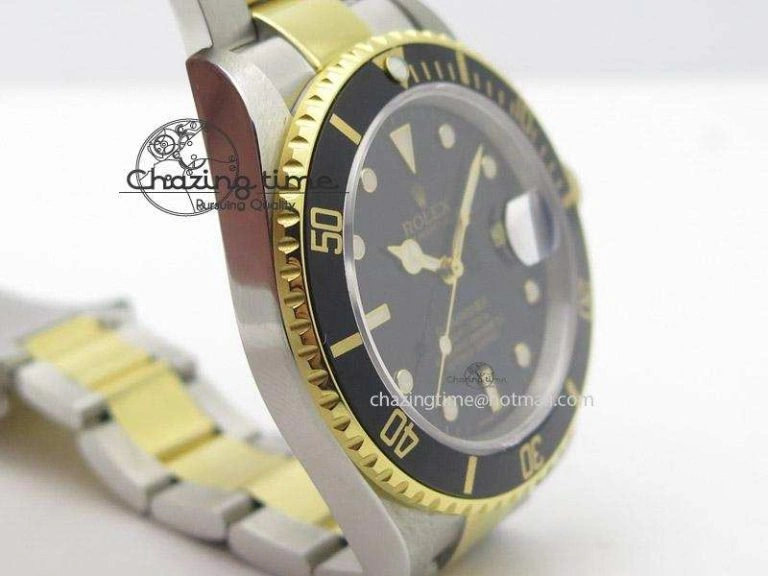 BestValue Submariner 11613 Black Two Tone Bp Best Edition On Two-Tone Bracelet Miyota 4006