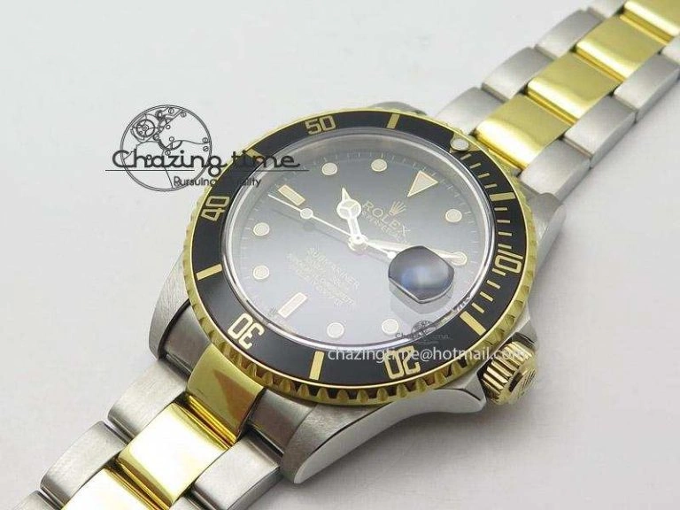 BestValue Submariner 11613 Black Two Tone Bp Best Edition On Two-Tone Bracelet Miyota 4006