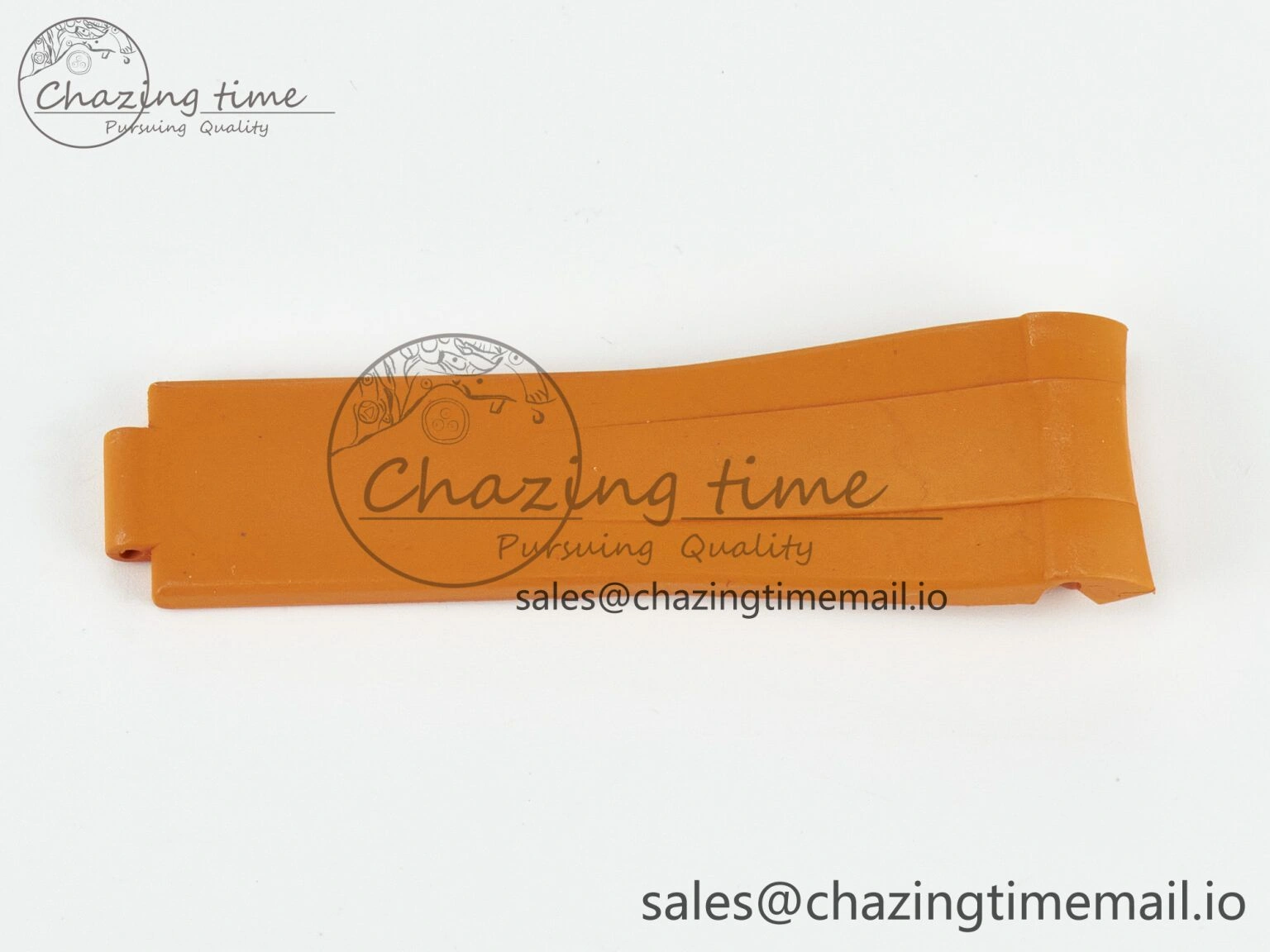 WaterResistant Submariner 116610 1:1 Best Edition Orange Rubber Strap (Fits the Gen size) 4078
